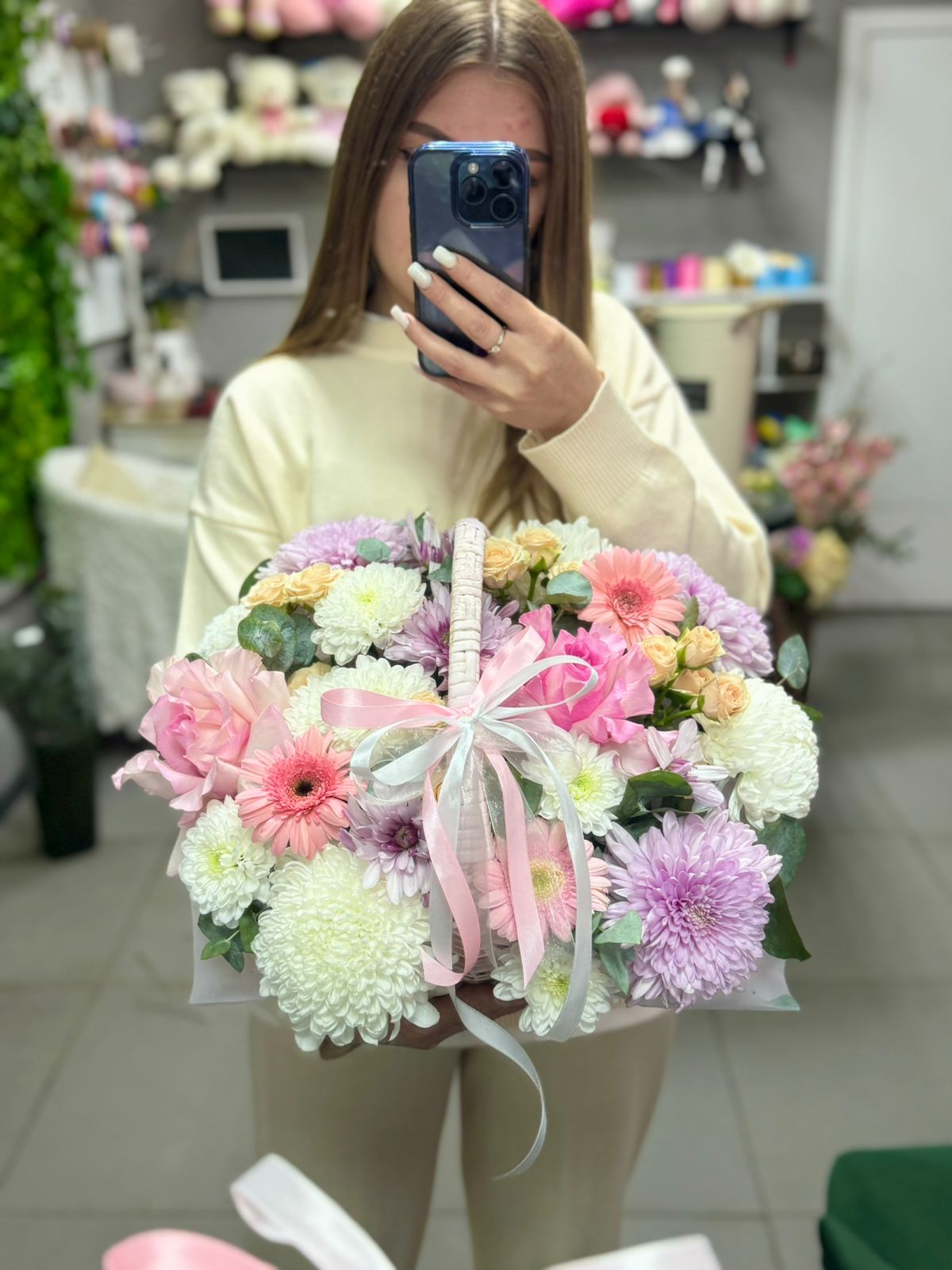 Корзина «Белоснежка»